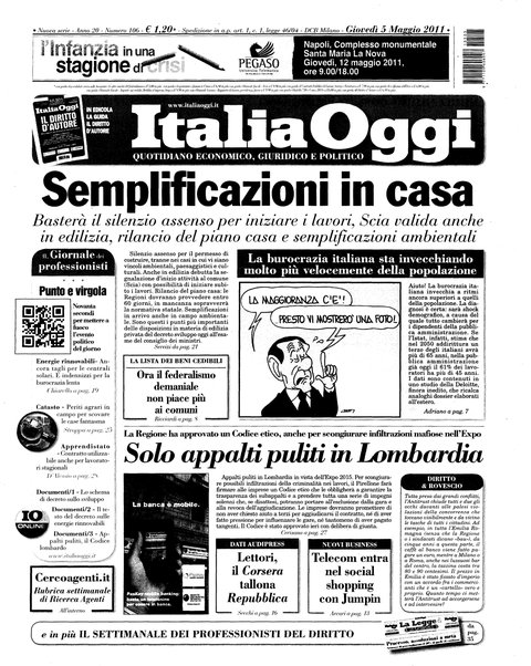 Italia oggi : quotidiano di economia finanza e politica